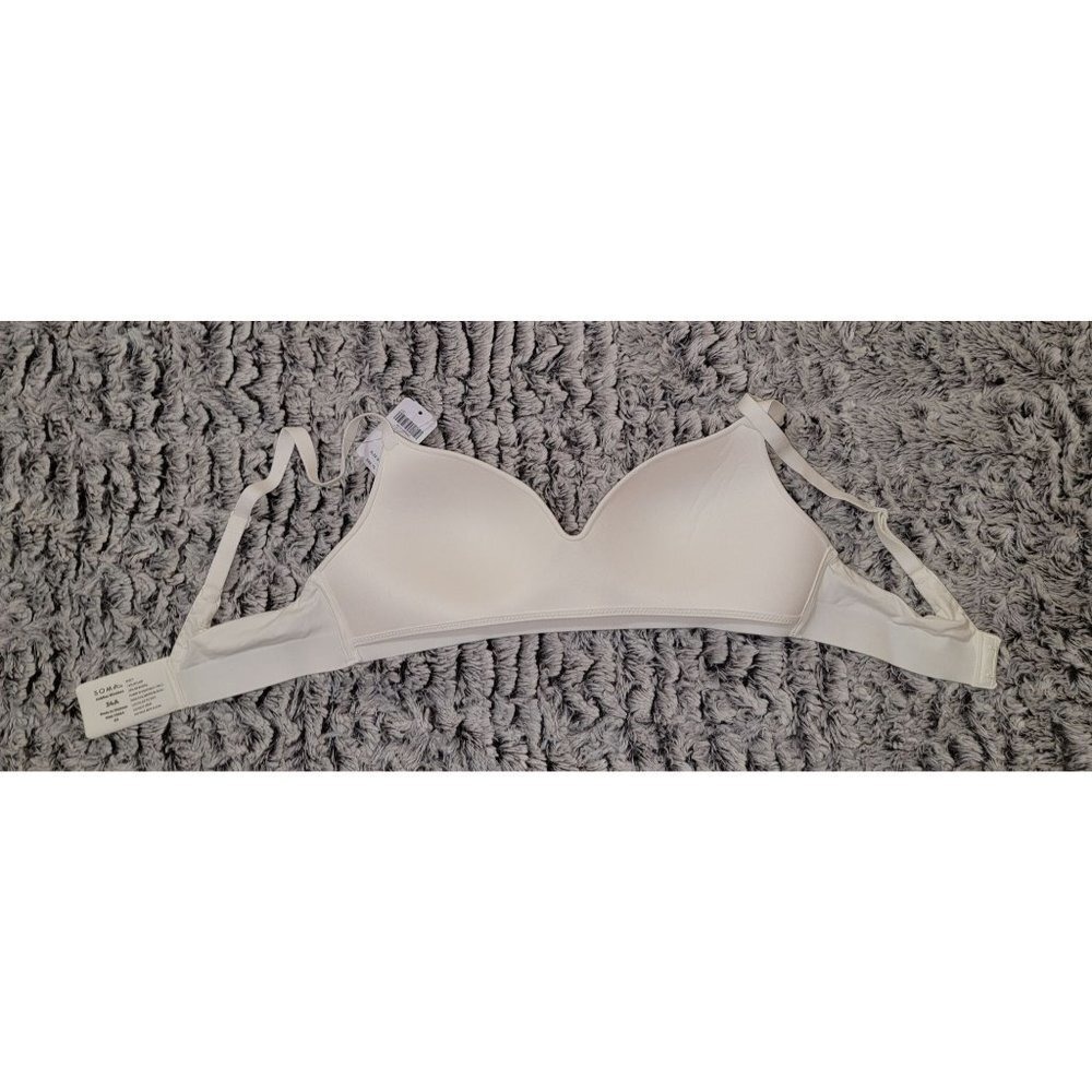 Soma Enbliss Wireless Bra Ivory Size 34A Comfort Everyday Seamless Support - Picture 3 of 4